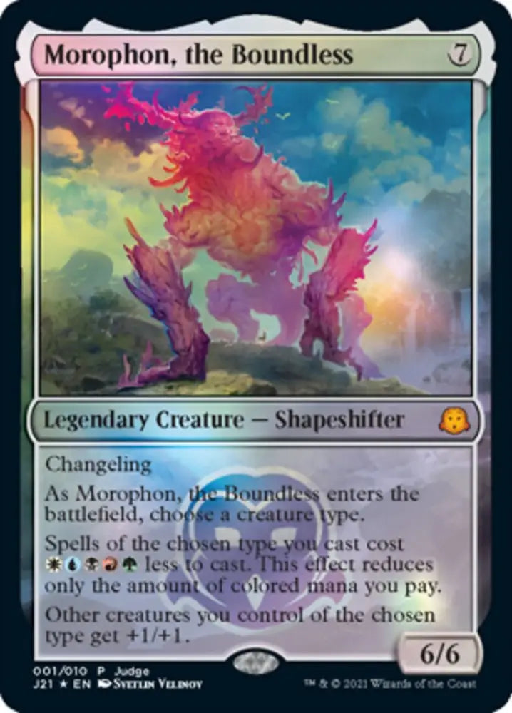 Morophon the Boundless [Judge Gift Cards 2021] - MTG Single