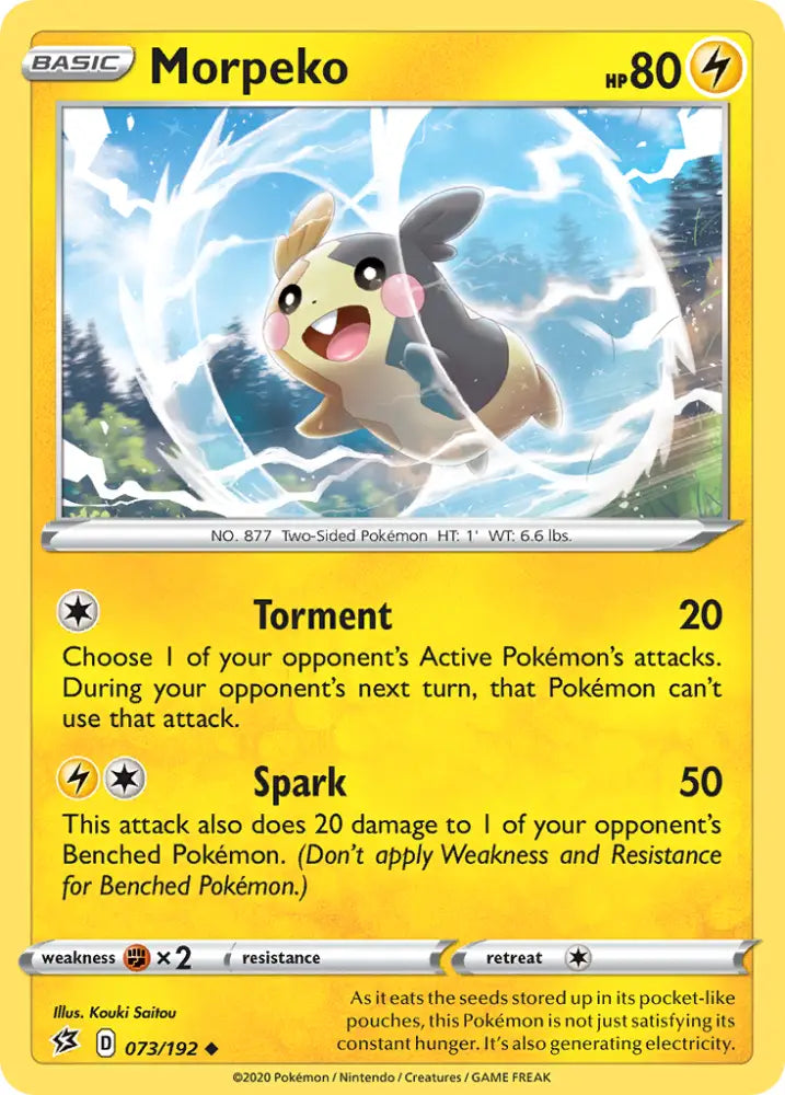 Morpeko (073/192) [Sword & Shield: Rebel Clash] - Pokemon Single