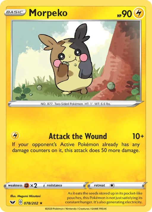 Morpeko (078/202) [Sword & Shield: Base Set] - Pokemon Single
