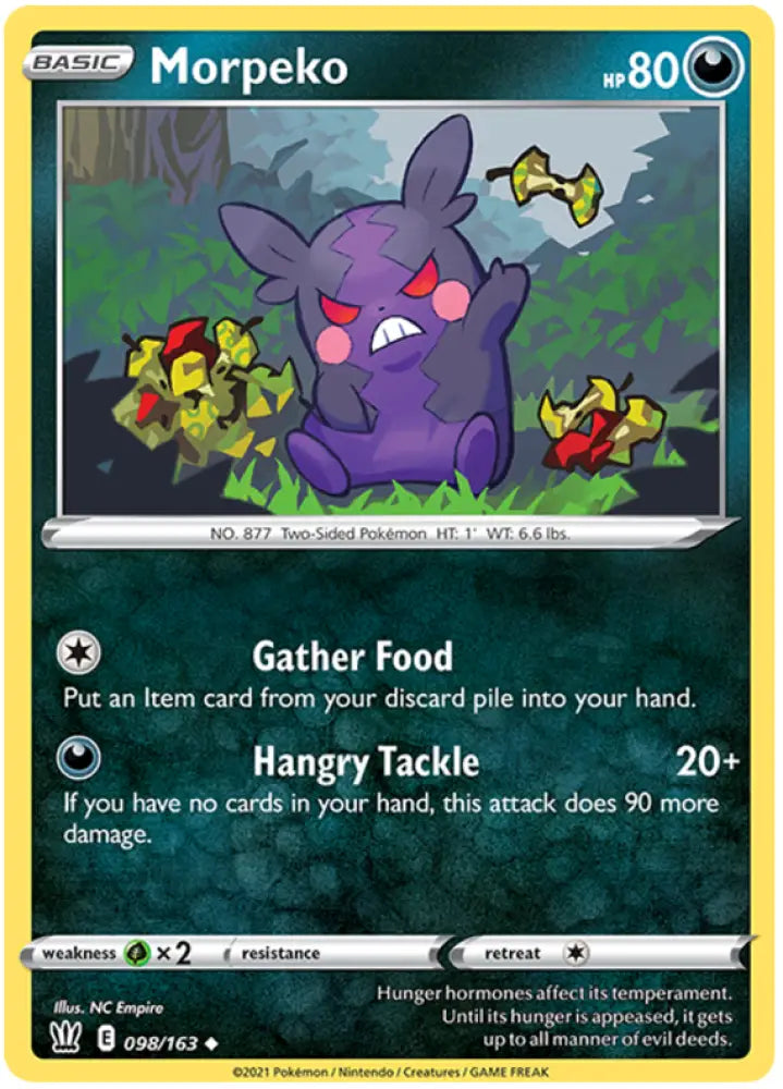 Morpeko (098/163) [Sword & Shield: Battle Styles] - Pokemon Single