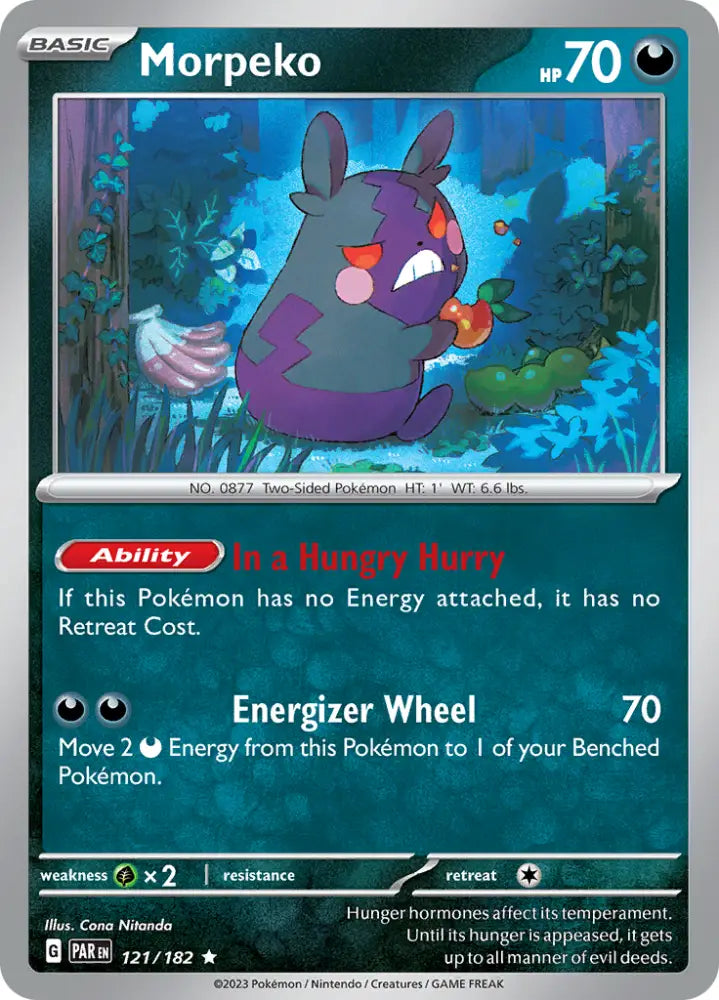 Morpeko (121/182) [Scarlet & Violet: Paradox Rift] - Pokemon Single