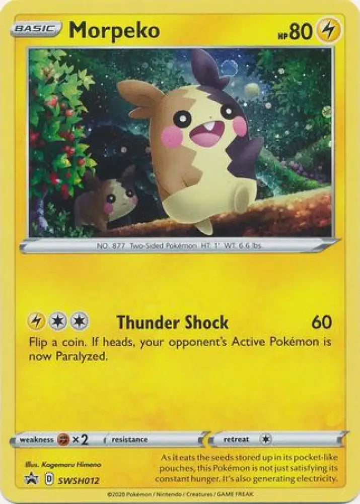 Morpeko (SWSH012) [Sword & Shield: Black Star Promos] - Pokemon Single