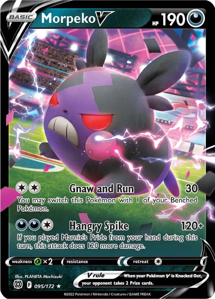 Morpeko V (095/172) [Sword & Shield: Brilliant Stars] - Pokemon Single