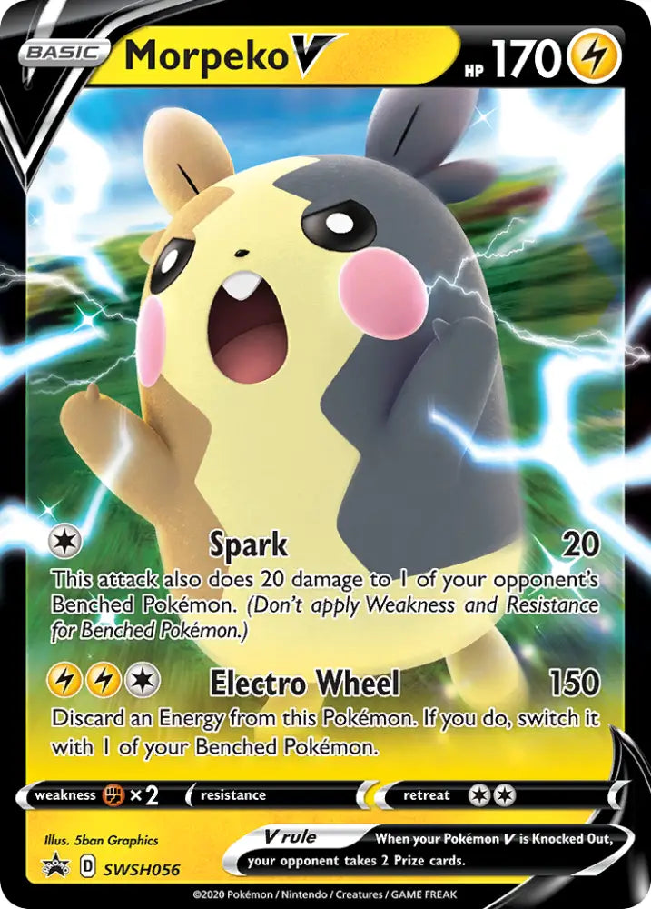 Morpeko V (SWSH056) [Sword & Shield: Black Star Promos] - Pokemon Single