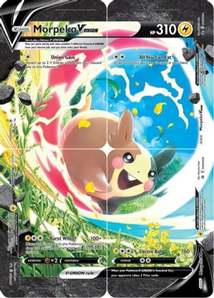 Morpeko V-UNION (SWSH215-218) (Set of 4) [Sword & Shield: Black Star Promos] - Pokemon Single
