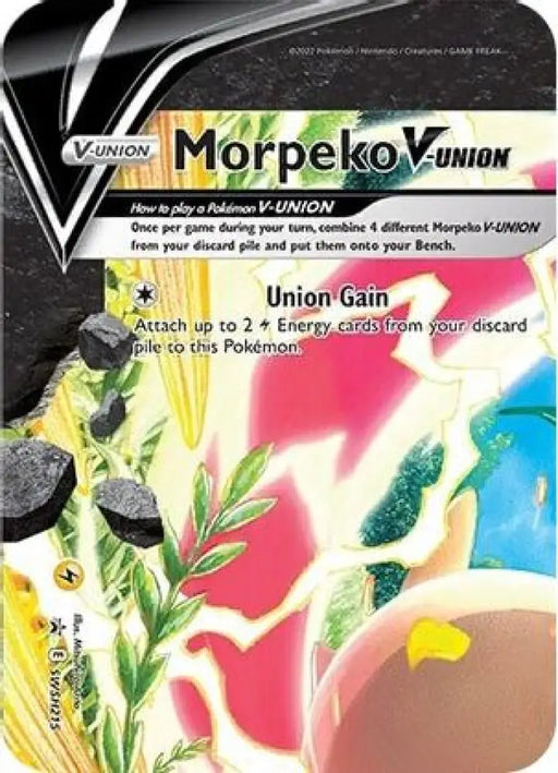 Morpeko V-UNION (SWSH215) [Sword & Shield: Black Star Promos] - Pokemon Single