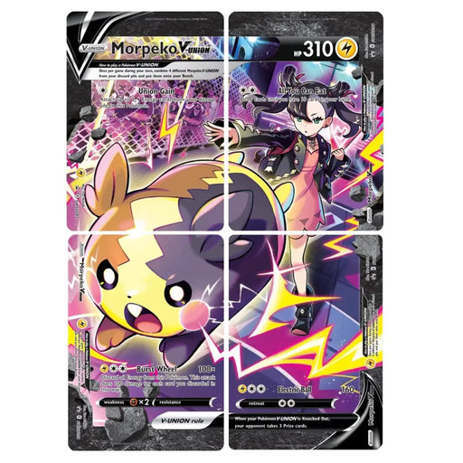 Morpeko V-Union (SWSH287-290) (Set of 4) [Sword & Shield: Black Star Promos] - Pokemon Single