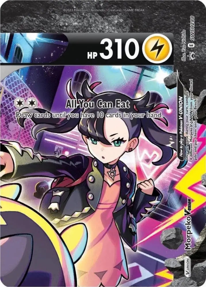 Morpeko V-Union (SWSH288) [Sword & Shield: Black Star Promos] - Pokemon Single