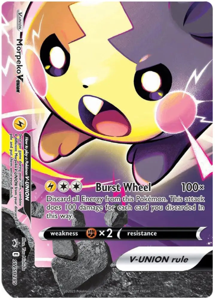 Morpeko V-Union (SWSH289) [Sword & Shield: Black Star Promos] - Pokemon Single