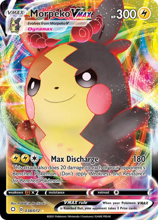 Morpeko VMAX (038/072) [Sword & Shield: Shining Fates] - Pokemon Single