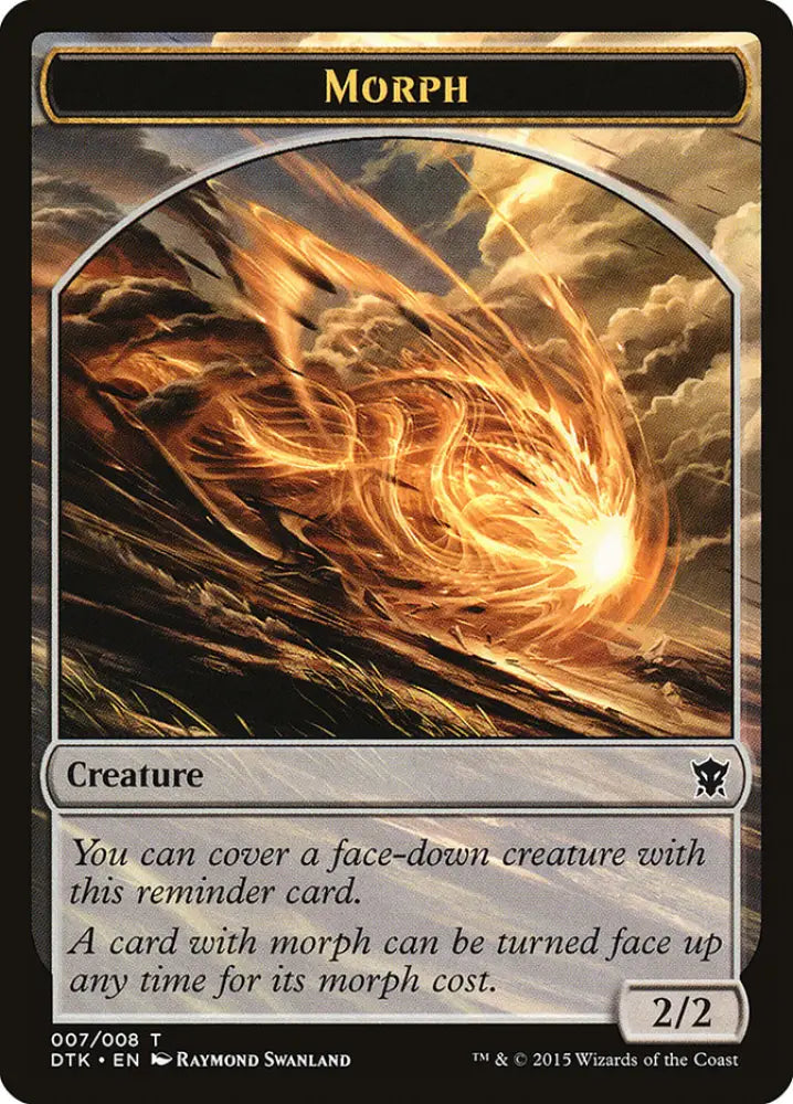 Morph [Dragons of Tarkir Tokens] - MTG Single