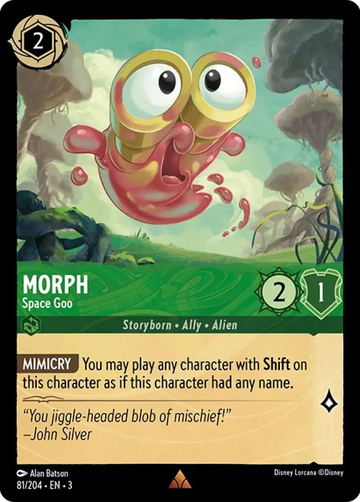 Morph - Space Goo (81/204) [Into the Inklands] - Lorcana Single