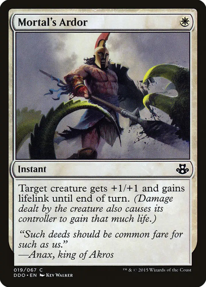 Mortal’s Ardor [Duel Decks: Elspeth vs. Kiora] - MTG Single