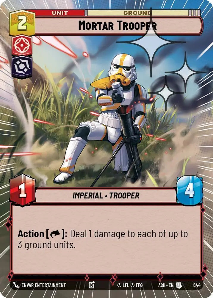 Mortar Trooper (Hyperspace Foil) (644) [Ashes of the Empire]