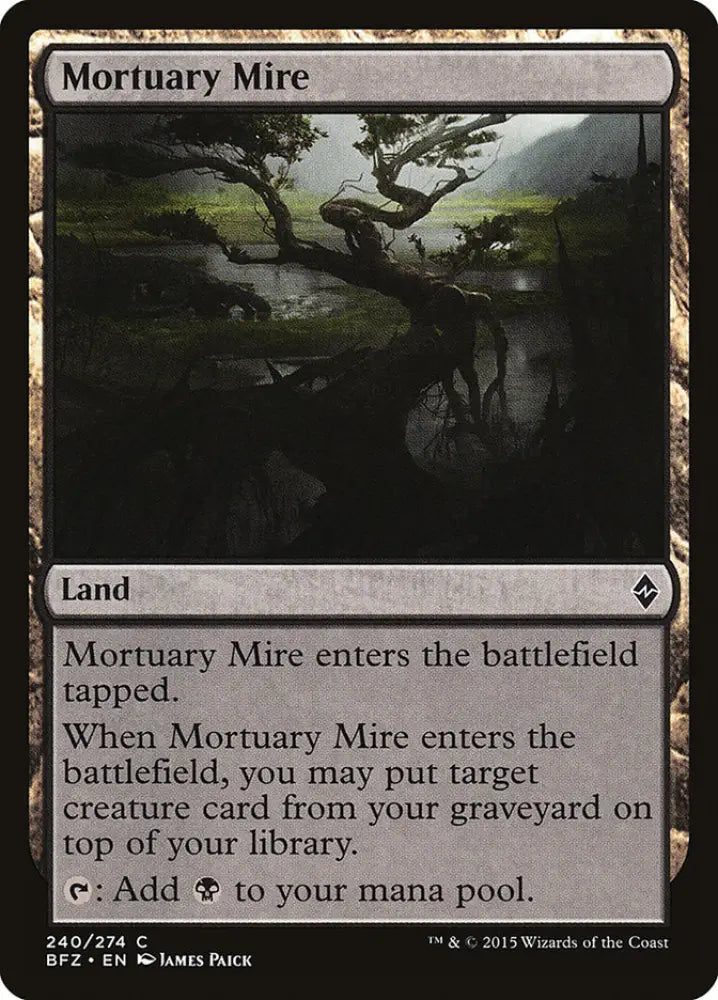 Mortuary Mire [Battle for Zendikar] - MTG Single