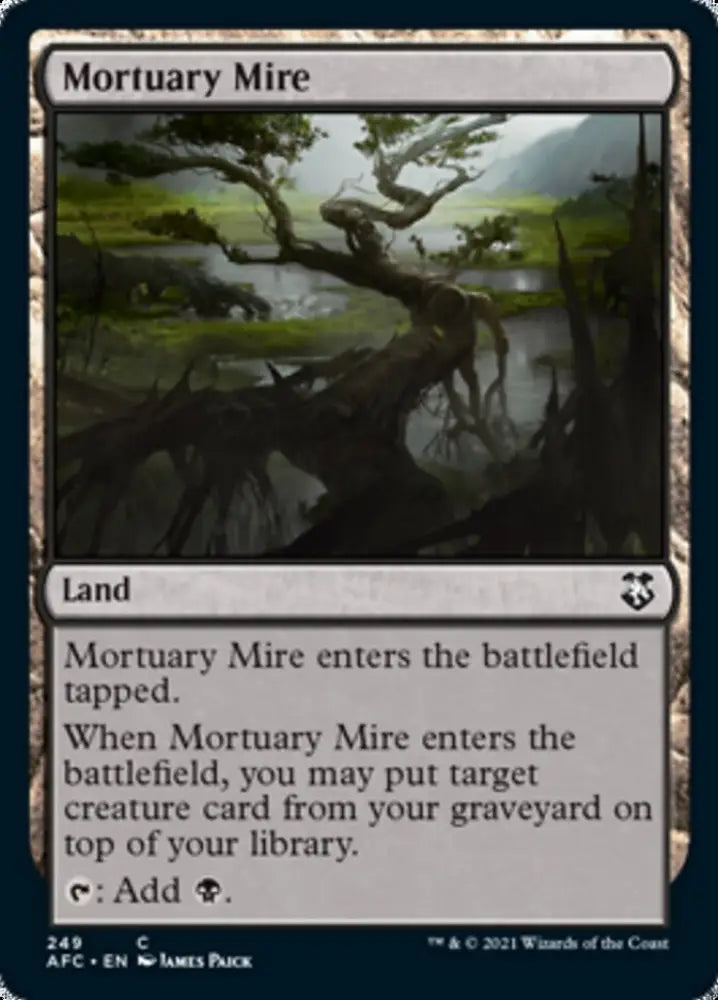 Mortuary Mire [Dungeons & Dragons: Adventures in the Forgotten Realms Commander] - MTG Single