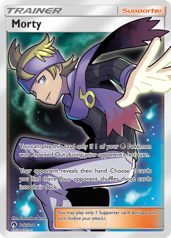 Morty (212/214) [Sun & Moon: Lost Thunder] - Pokemon Single