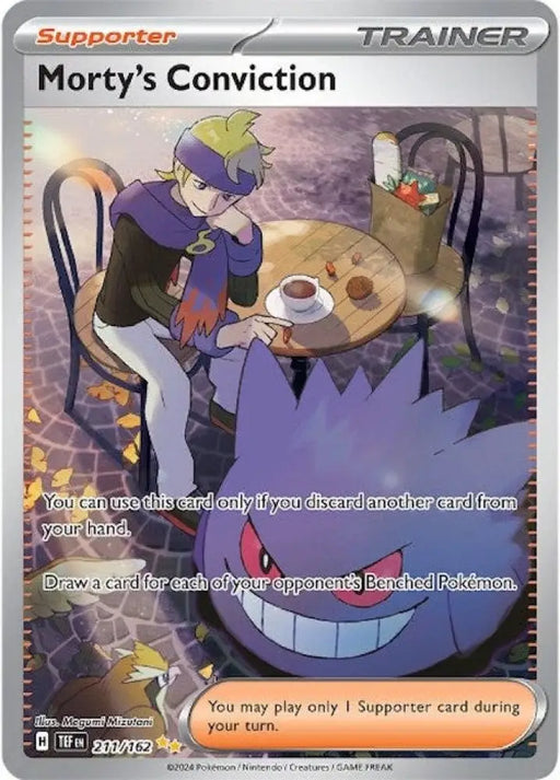 Morty’s Conviction (211/162) [Scarlet & Violet: Temporal Forces] - Pokemon Single