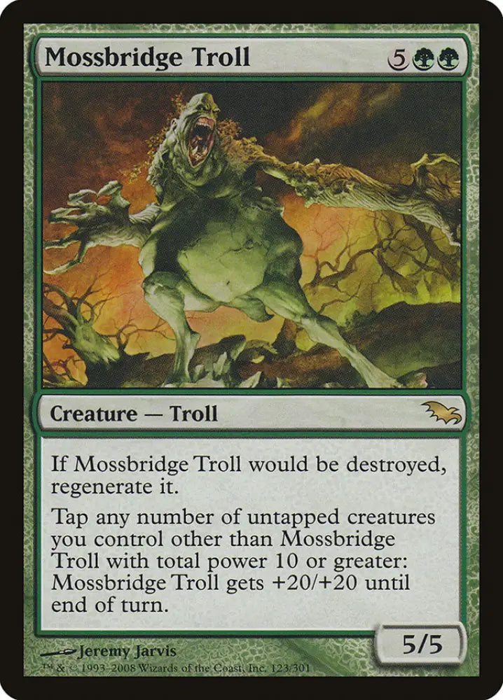 Mossbridge Troll [Shadowmoor] - MTG Single