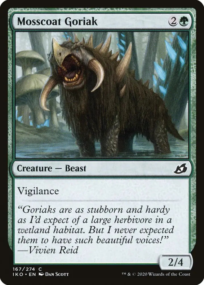 Mosscoat Goriak [Ikoria: Lair of Behemoths] - MTG Single