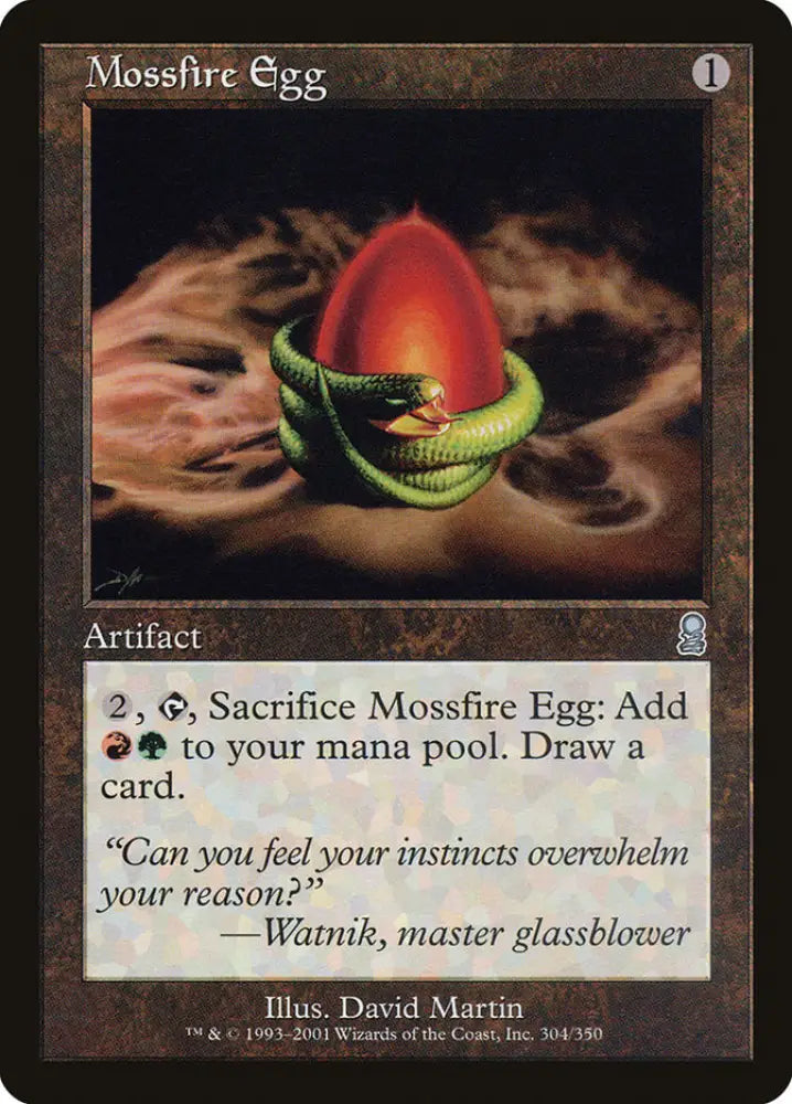 Mossfire Egg [Odyssey] - MTG Single