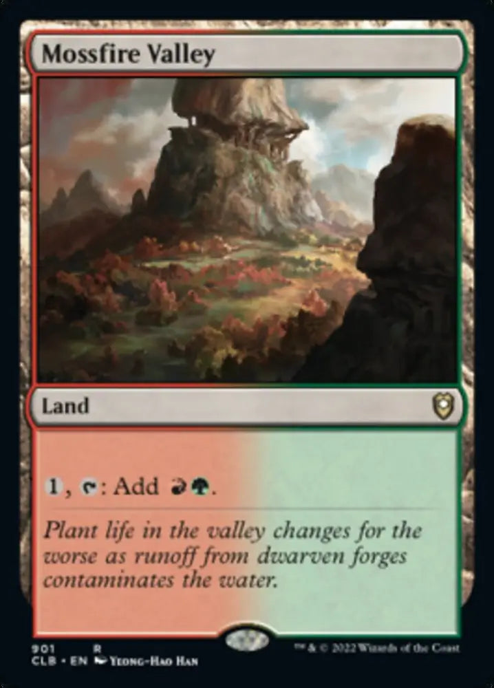 Mossfire Valley [Commander Legends: Battle for Baldur’s Gate] - MTG Single