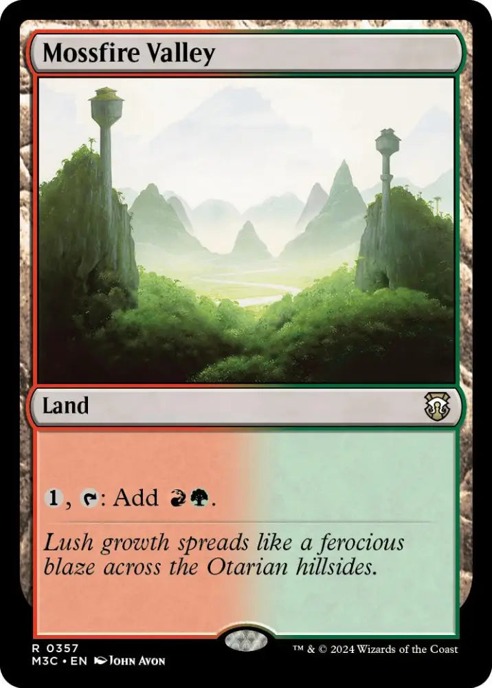 Mossfire Valley [Modern Horizons 3 Commander] - MTG Single