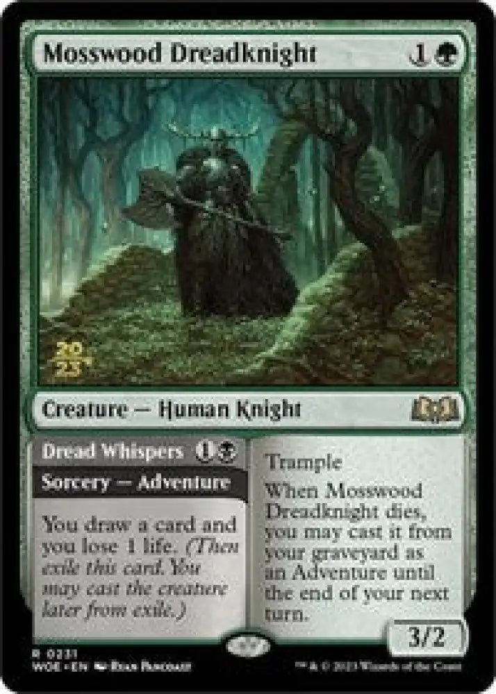 Mosswood Dreadknight (231) [Prerelease Cards]