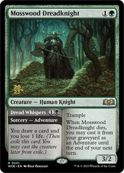 Mosswood Dreadknight // Dread Whispers (Promo Pack) [Wilds of Eldraine Promos] - MTG Single