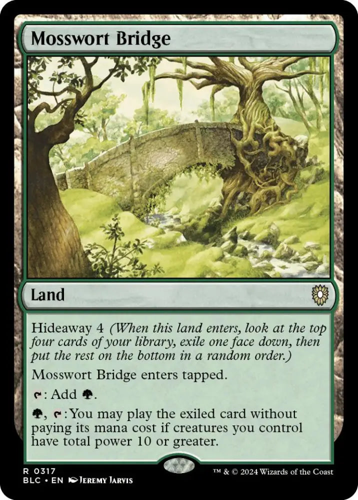 Mosswort Bridge [Bloomburrow Commander] - MTG Single