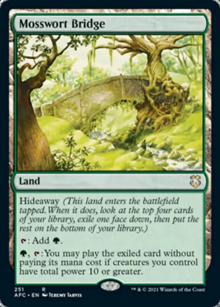 Mosswort Bridge [Dungeons & Dragons: Adventures in the Forgotten Realms Commander] - MTG Single