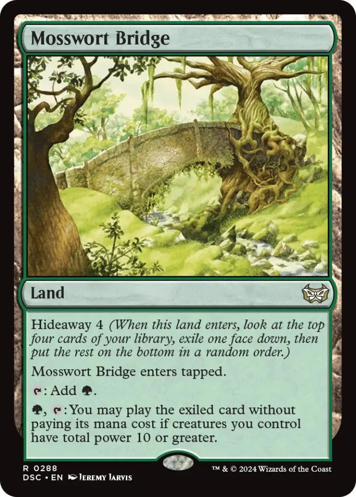 Mosswort Bridge [Duskmourn: House of Horror Commander] - MTG Single