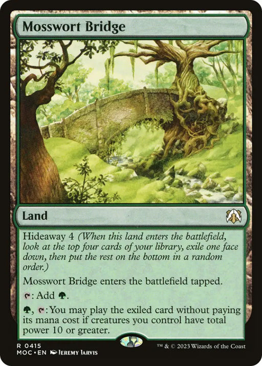 Mosswort Bridge [March of the Machine Commander] - MTG Single