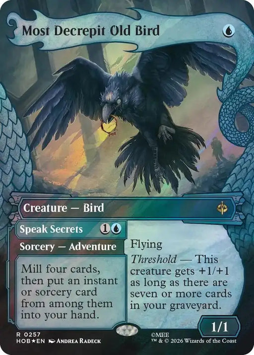 Most Decrepit Old Bird (Showcase) (Surge Foil) (257) [The Hobbit]