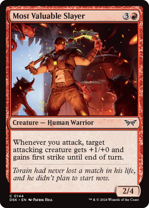 Most Valuable Slayer [Duskmourn: House of Horror] - MTG Single