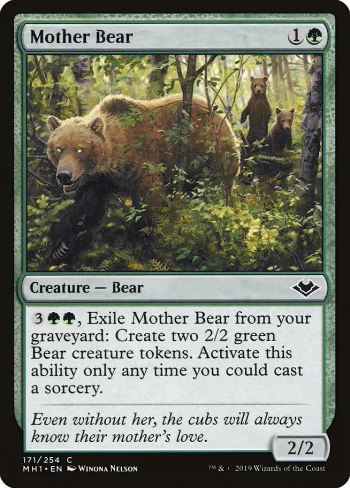 Mother Bear [Modern Horizons] - MTG Single