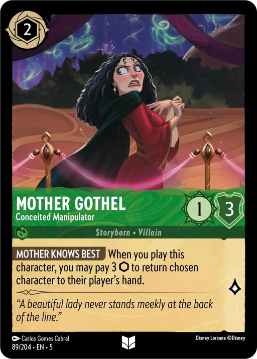 Mother Gothel - Conceited Manipulator (89/204) [Shimmering Skies] - Lorcana Single