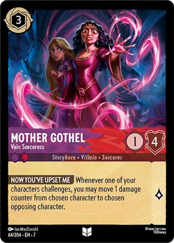 Mother Gothel - Vain Sorceress (64/204) [Archazia’s Island] - Lorcana Single