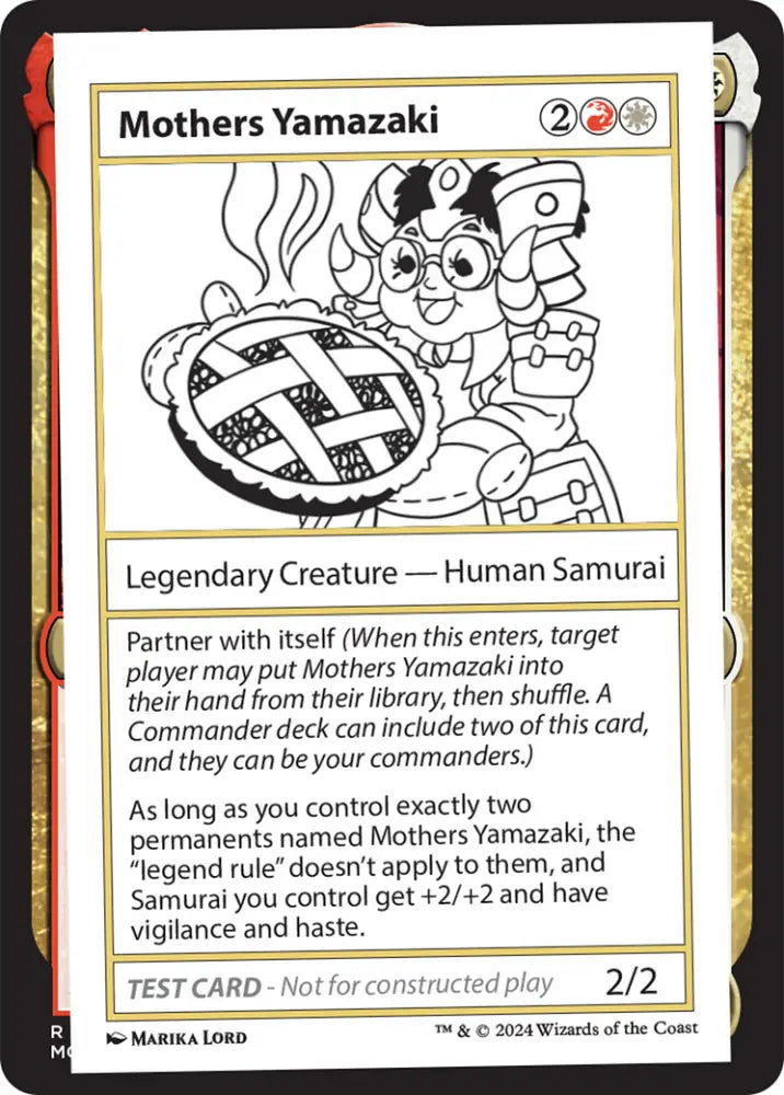 Mothers Yamazaki [Mystery Booster 2 Playtest Cards] - MTG Single