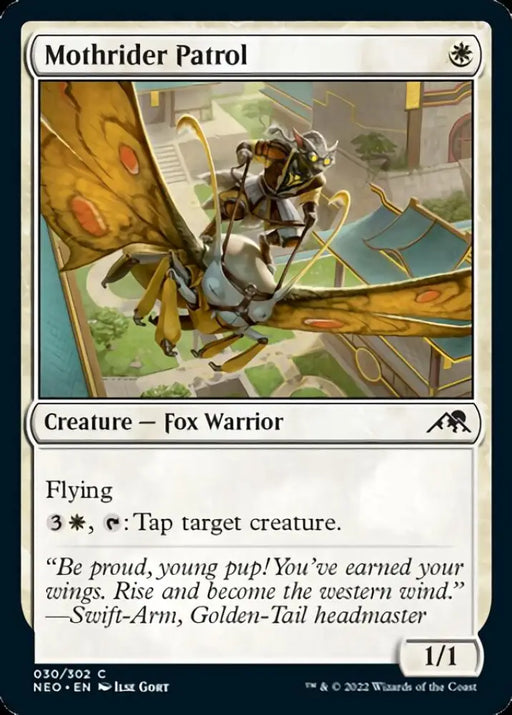 Mothrider Patrol [Kamigawa: Neon Dynasty] - MTG Single