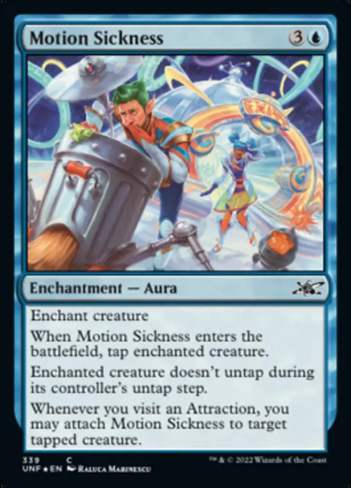 Motion Sickness (Galaxy Foil) [Unfinity] - MTG Single