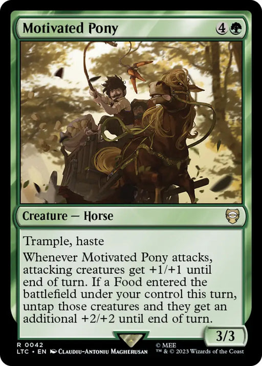 Motivated Pony [The Lord of the Rings: Tales of Middle-Earth Commander] - MTG Single