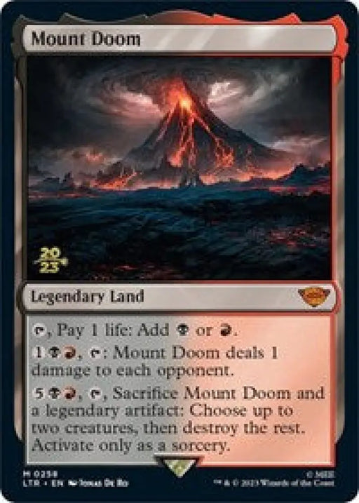 Mount Doom (258) [Prerelease Cards]