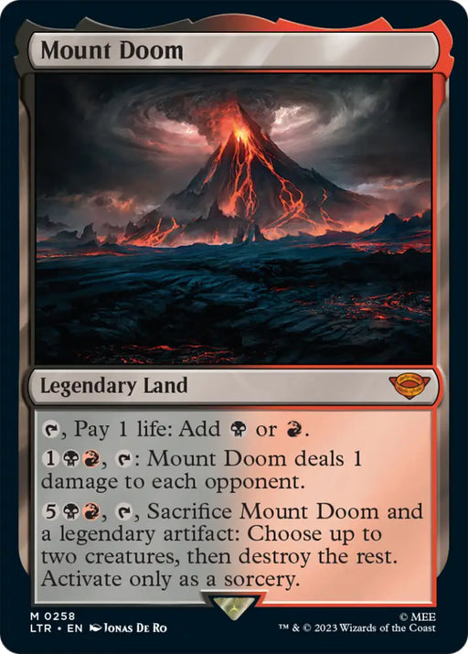 Mount Doom [The Lord of the Rings: Tales of Middle-Earth] - MTG Single