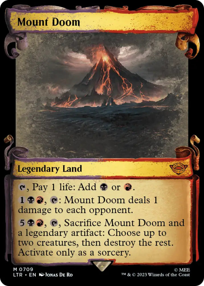 Mount Doom [The Lord of the Rings: Tales of Middle-Earth Showcase Scrolls] - MTG Single