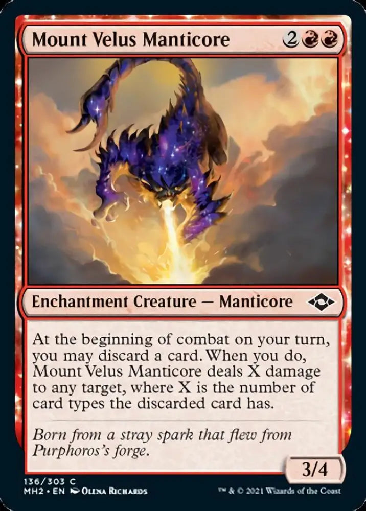 Mount Velus Manticore [Modern Horizons 2] - MTG Single