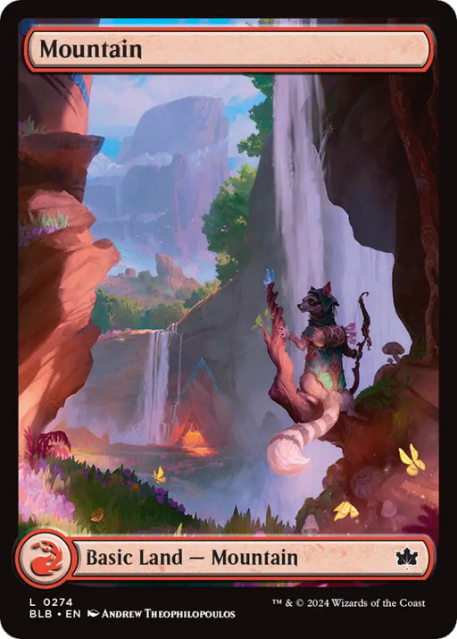 Mountain (0274) [Bloomburrow] - MTG Single