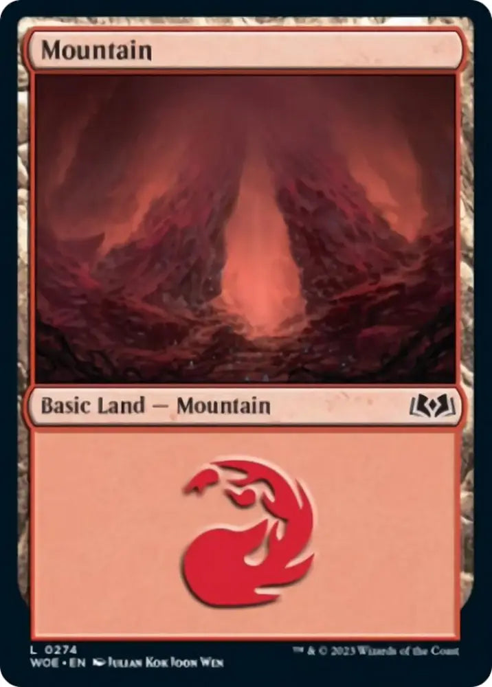 Mountain (0274) [Wilds of Eldraine] - MTG Single