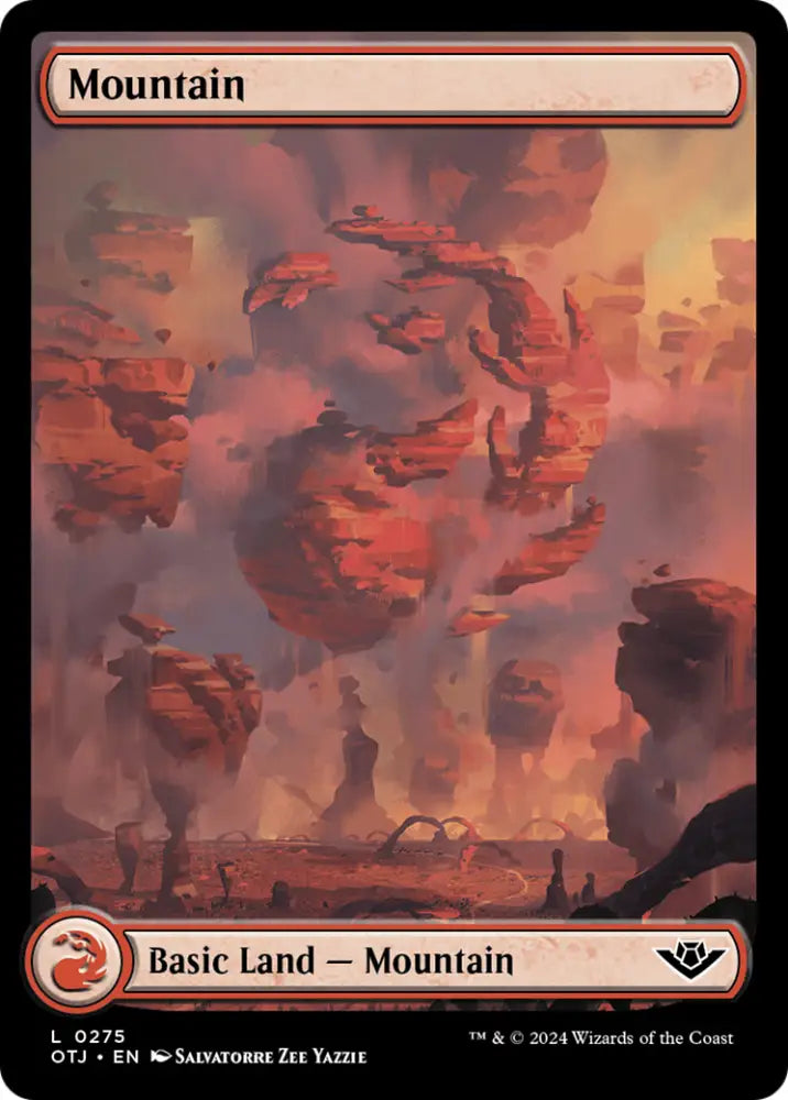 Mountain (0275) [Outlaws of Thunder Junction] - MTG Single
