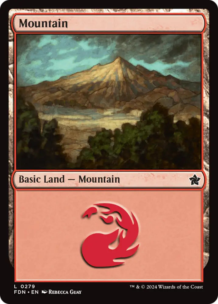 Mountain (0279) [Foundations] - MTG Single